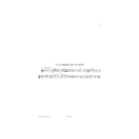 5 airs extrait de la flute enchantee partition flute