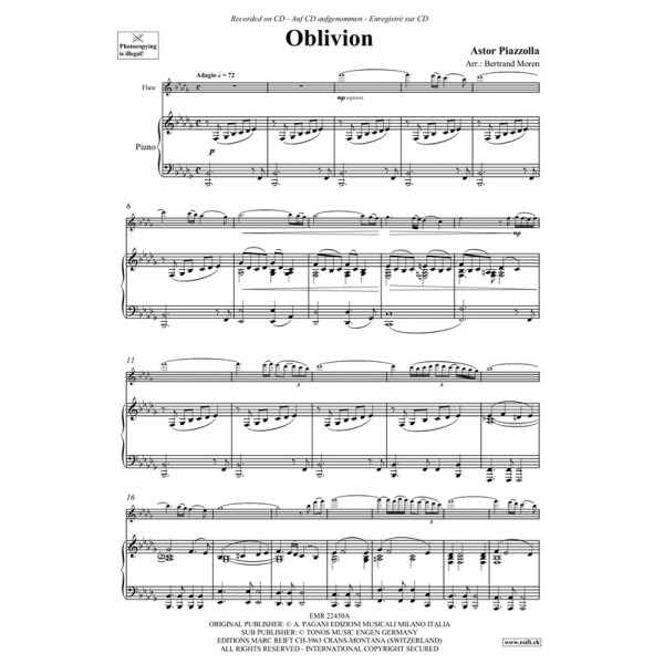 oblivion partition flute