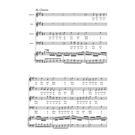 bach oratorio de noel partition