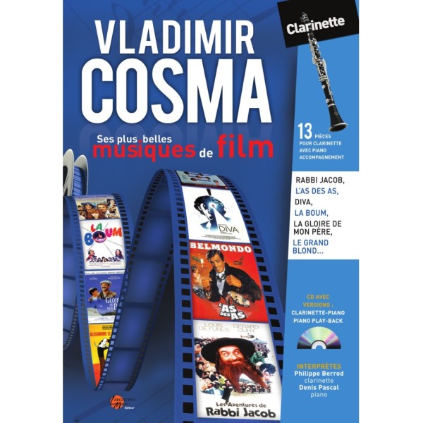 vladimir cosma partition clarinette