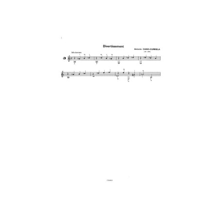 partition la guitare classique volume A