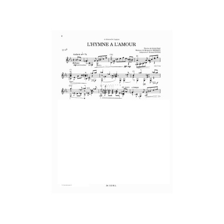 partition chansons francaises a la guitare