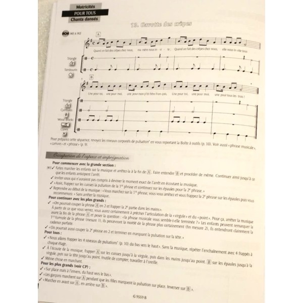 a la volette education musicale