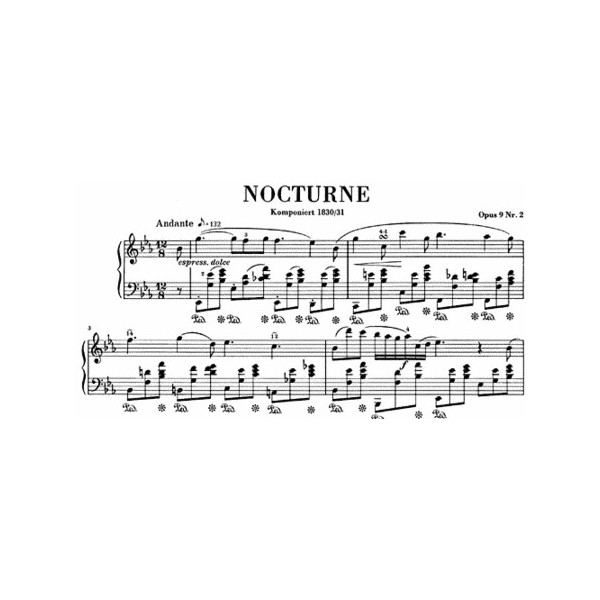 partition chopin nocturne opus 9 n2 avignon