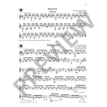 partition easy concert pieces guitar vol1