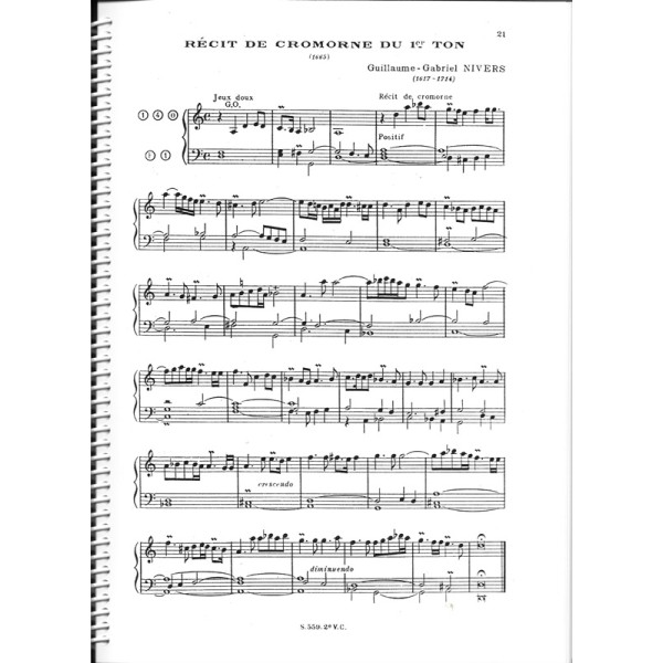 partition les maitres français de l'orgue fascicule 2
