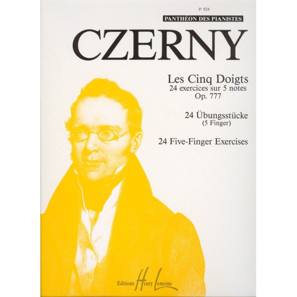 partition czerny les 5 doigts