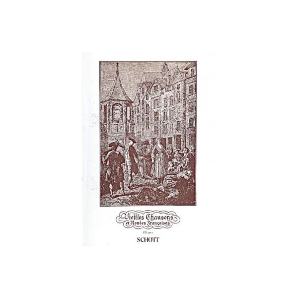 vieilles rondes et chansons françaises partition