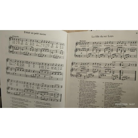 vieilles rondes et chansons françaises partition