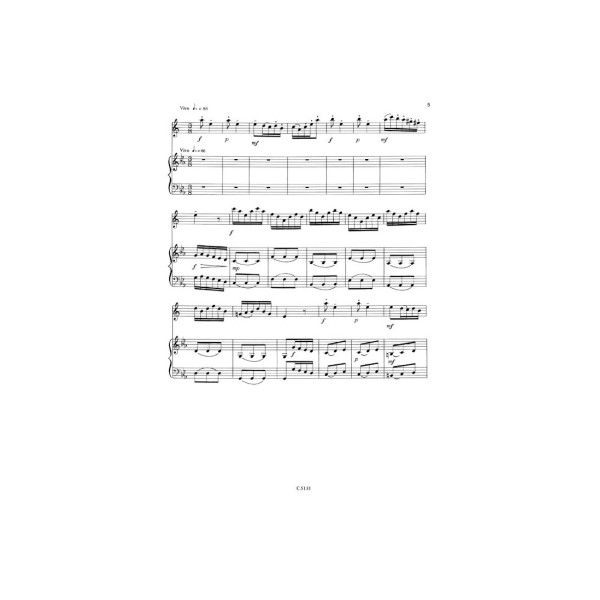 partition barroco pour saxophone