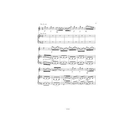 partition barroco pour saxophone