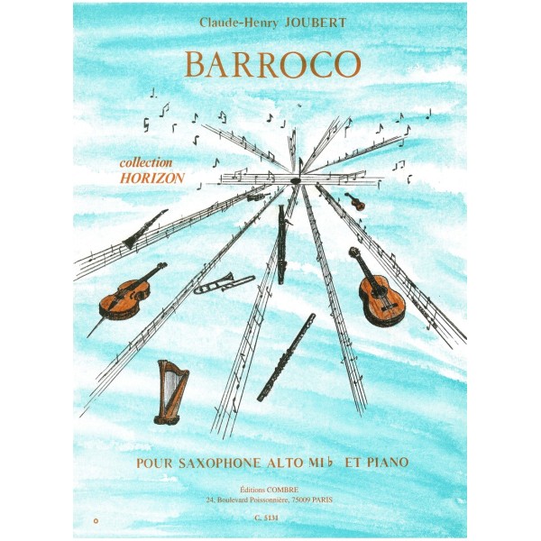 partition barroco pour saxophone