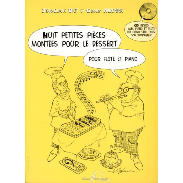 partition flute 8 pieces montees pour le dessert