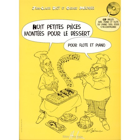 partition flute 8 pieces montees pour le dessert