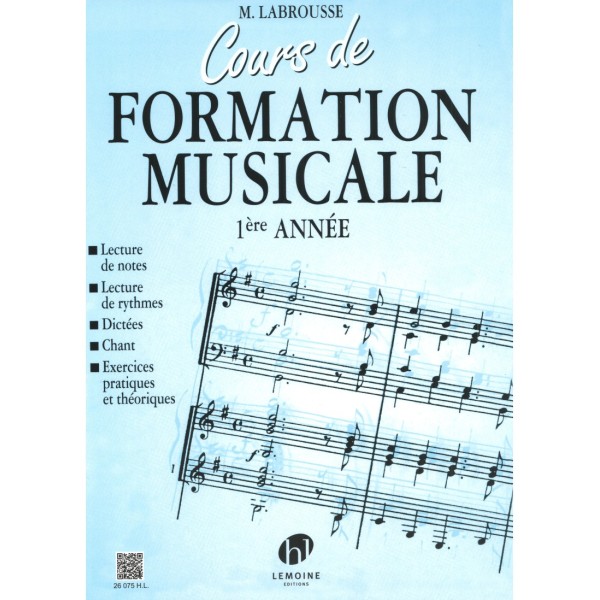 cours de formation musicale 1ere annee