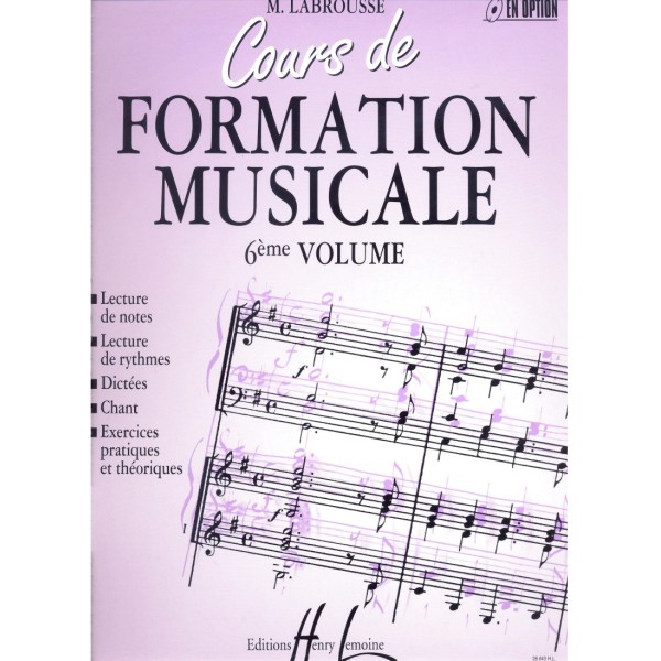 cours de formation musicale 6e année