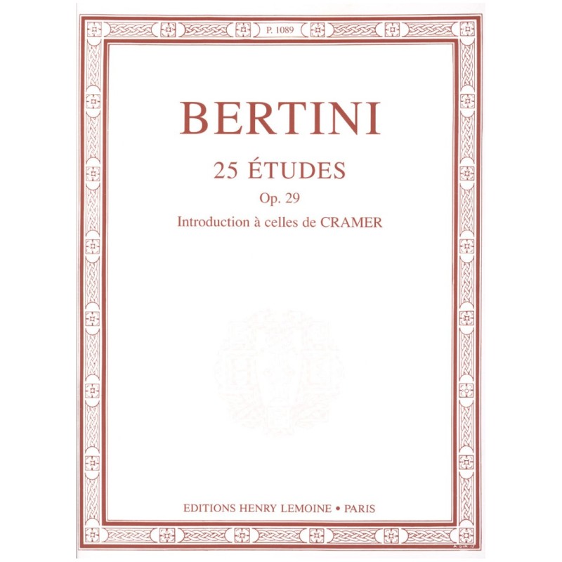partition bertini 25 etudes opus 29 partition bertini 25 etudes opus 29