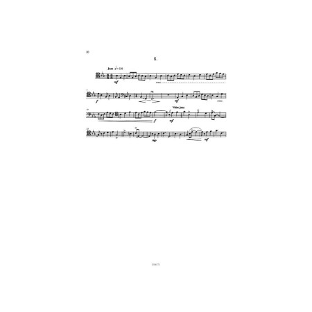partition trombone 15 etudes divertissantes