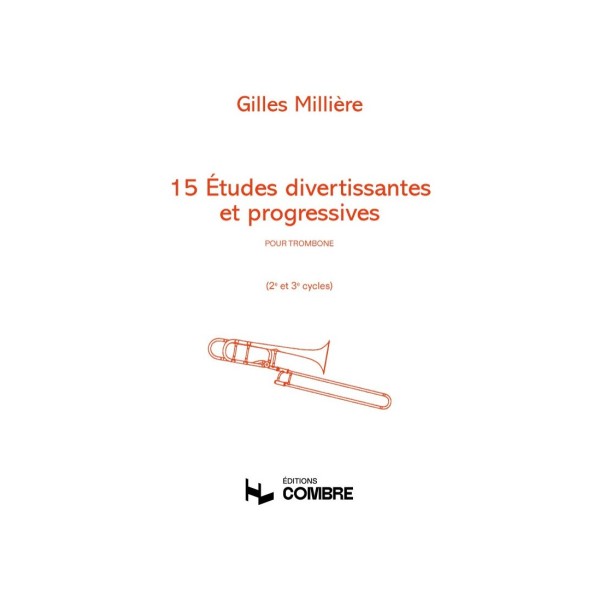 partition trombone 15 etudes divertissantes