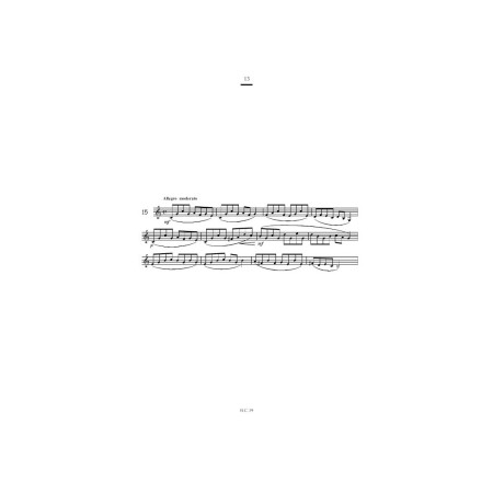 partition clarinette 32 etudes melodiques