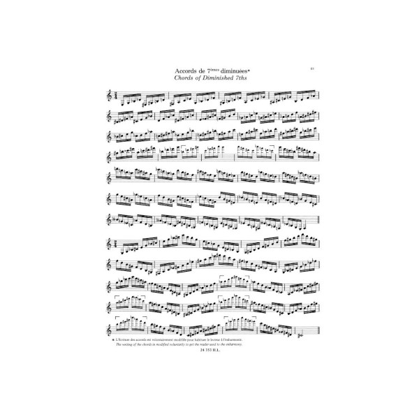 partition les gammes du clarinettiste