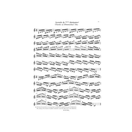 partition les gammes du clarinettiste