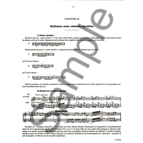 technique de mon langage musical