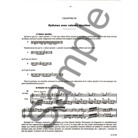 technique de mon langage musical