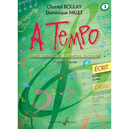 partition a tempo volume 3 ecrit