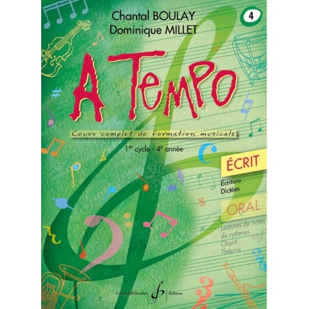 partition a tempo volume 4 ecrit