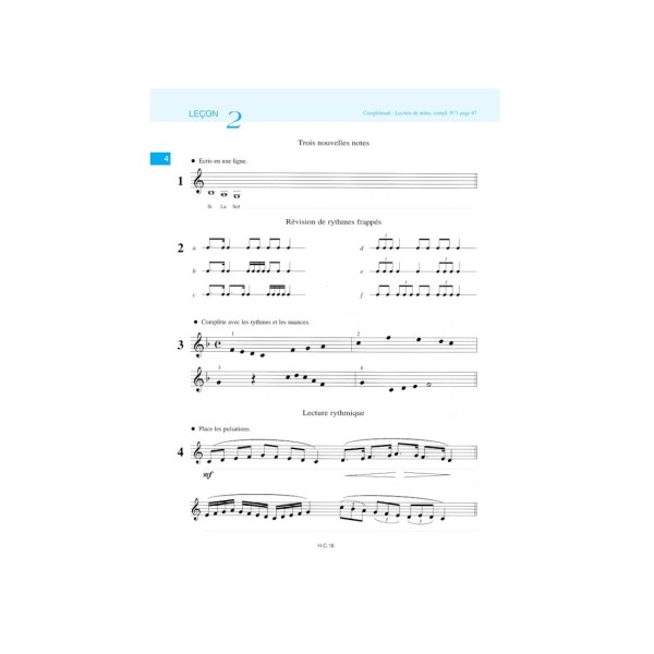 ma deuxieme annee de formation musicale