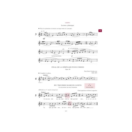 ma 3e annee de formation musicale