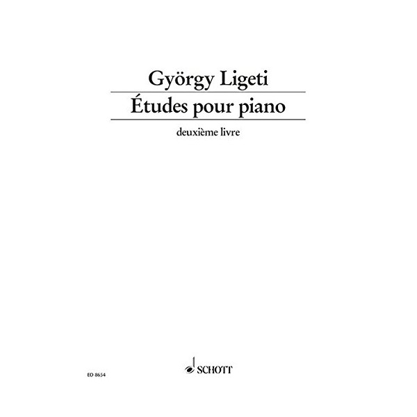 partition ligeti etudes piano