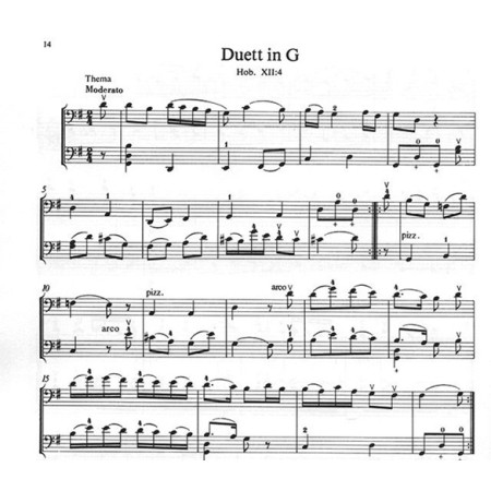 partition haydn 4 duette violoncelle