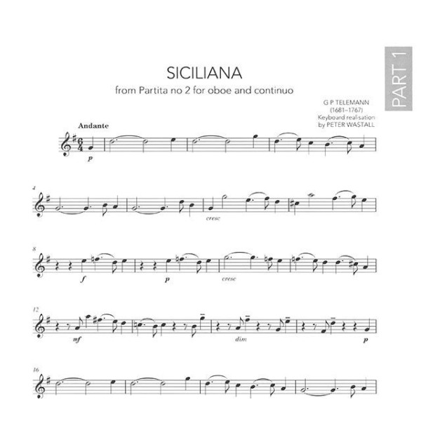 partition first repertoire pieces for oboe