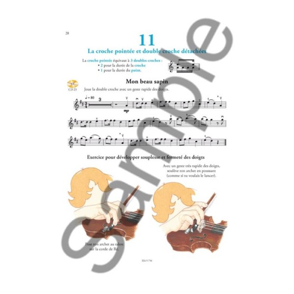 partition je debute le violon volume 2