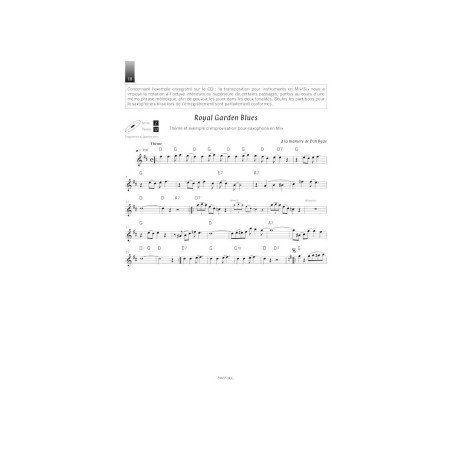 partition methode du swing au bepop