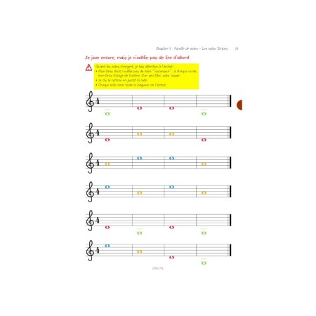 partition mon violon pour 4-6 ans