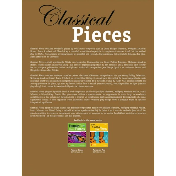 partition violon classical pieces