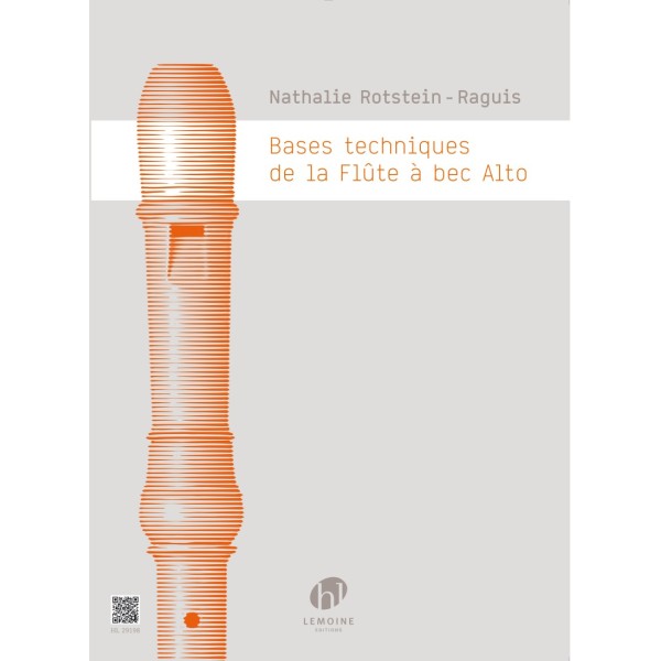 partition bases techniques flute à bec alto