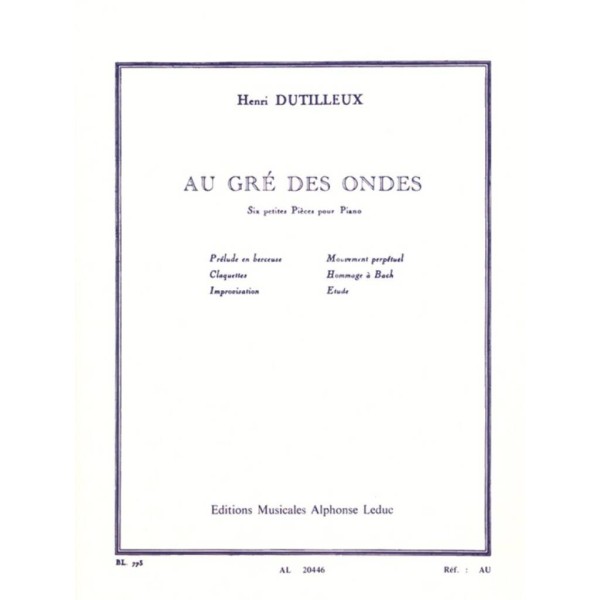 partition au gre des ondes