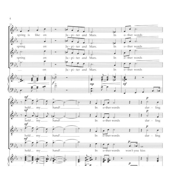 partition chorale jazz