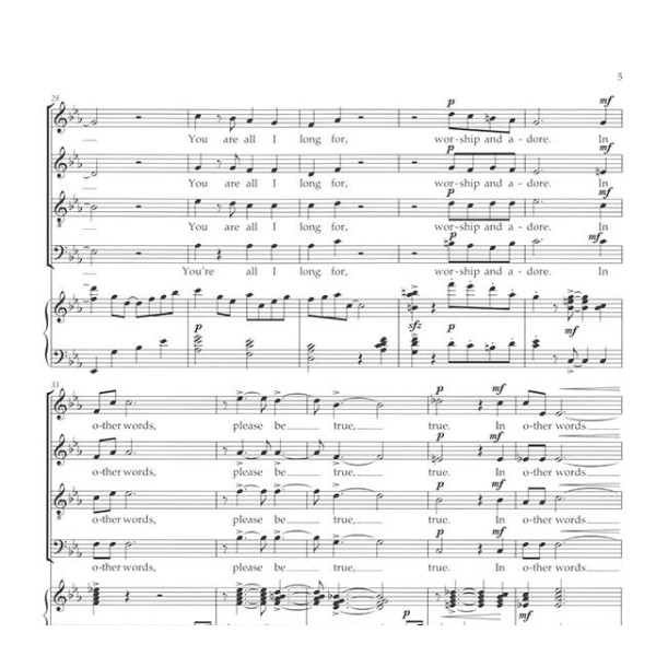 partition chorale jazz