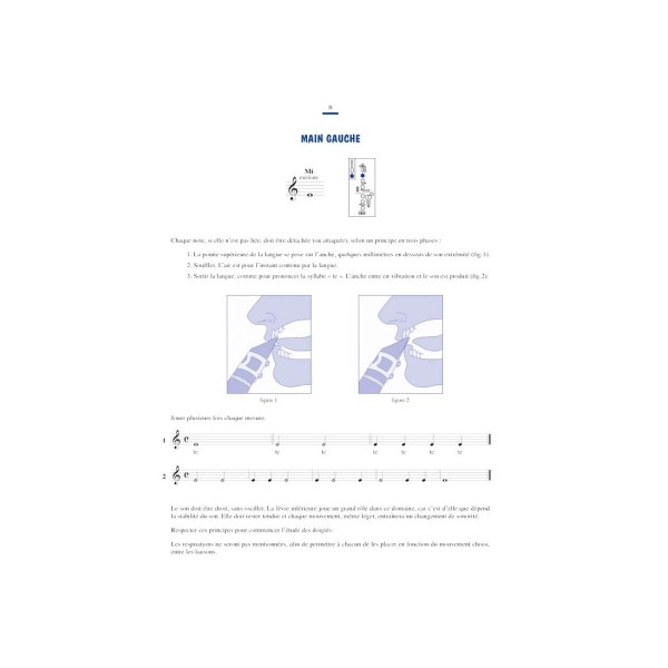 partition la clarinette a l'ecole de musique