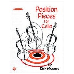 RICK MOONEY POSITION PIECES FOR CELLO - BOOK 1 ALF0762