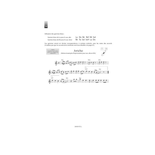partition jouez les grands themes du jazz