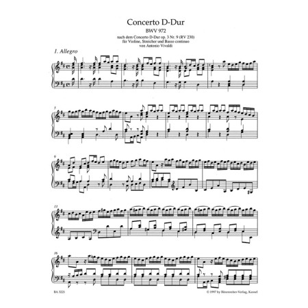 partition bach arrangements piano