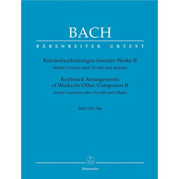 partition bach arrangements piano
