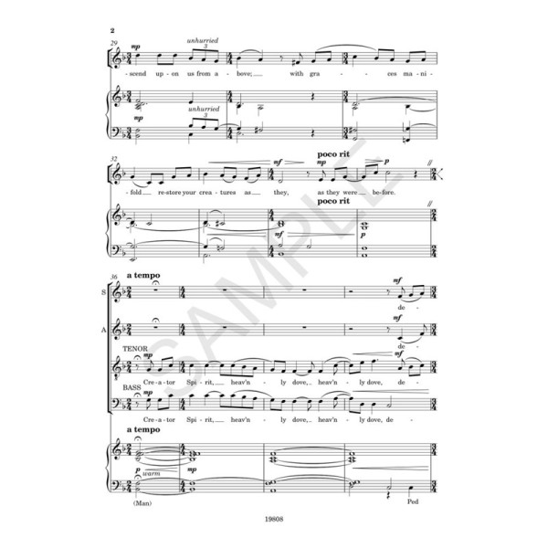 partition arnesen the holy spirit mass