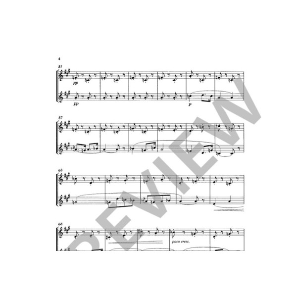 partition carmen 2 flutes